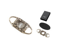 Zigarrenabschneider "Metall-Antik" Silber, 2...