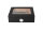 Humidor "Diamond schwarz" mit Hygrometer/Humidifier 26,4 x 22,8 x 8,3 cm