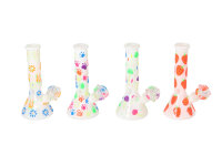 Glasbong "Farbe" Höhe 20 cm, Ø 3cm,...