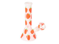 Glasbong "Farbe" Höhe 20 cm, Ø 3cm, Schliff 18, 4-fach sortiert, einzeln