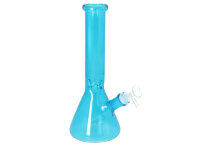 Glasbong "Polarlicht" Höhe 26 cm, Ø 4cm, Schliff 18, 4-fach sortiert, einzeln