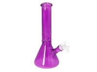 Glasbong "Polarlicht" Höhe 26 cm, Ø 4cm, Schliff 18, 4-fach sortiert, einzeln