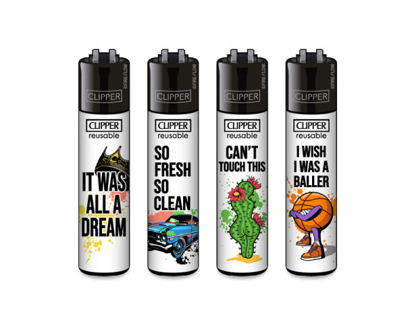 Clipper Large HIPHOP SLOGAN #2, 48er Display