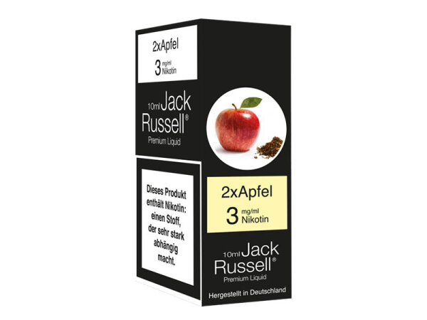 Jack Russell Liquid - 2xApfel (Apfel) - Liquid - 3 mg/ml - 10 ml