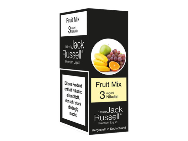Jack Russell Liquid - Fruit Mix (fruchtig-süß) - Liquid - 3 mg/ml - 10 ml