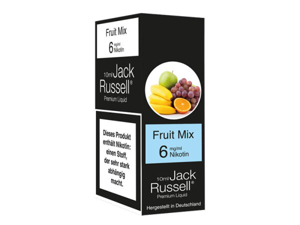 Jack Russell Liquid - Fruit Mix (fruchtig-süß) - Liquid - 6 mg/ml - 10 ml