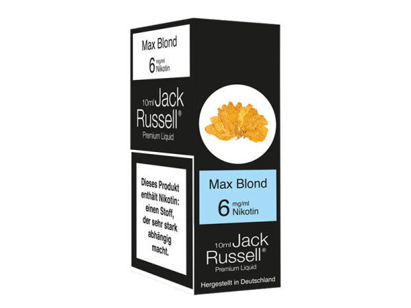 Jack Russell Liquid - Max Blond (Tabak) - Liquid - 6 mg/ml - 10 ml