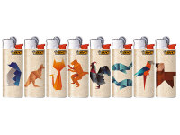 BIC Mini J25 Reibrad Feuerzeuge "Origami", 50er...