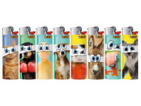 BIC Maxi J26 Reibrad Feuerzeuge "Doodle", 50er...