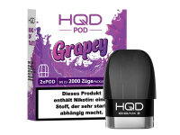 HQD Cirak 2 Pod - Grapey (Traube) - 18mg - 1000 Züge...