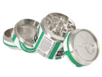 Grinder "Getränkedosen", 4-tlg.; Ø 4cm. 3-fach sortiert, einzeln