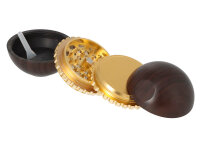 Grinder "Gyrogrinder", Holzoptik , 4-tlg.; Ø 6,3cm. einzeln