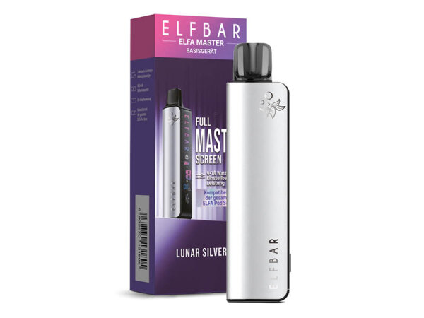 ELFBAR ELFA Master Basisgerät - lunar silver (silber)