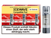 ICEWAVE 3 in 1 Pod - Watermelon Ice (Wassermelone, Eis) -...
