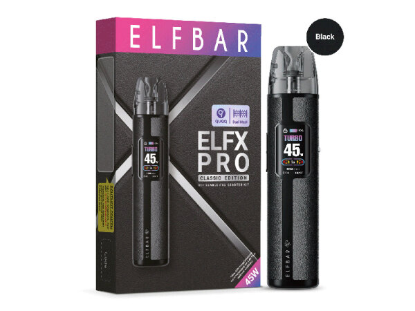 ELFBAR ELFX Pro - Refillable Kit "black"