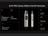ELFBAR ELFX Pro - Refillable Kit "white"