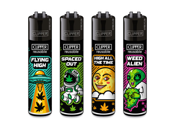 Clipper Large TRIPPY ALIENS;  48er Display