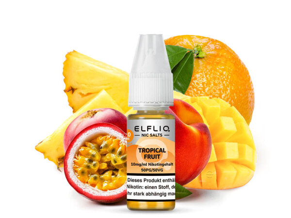 ELFBAR Elfliq - Tropical Fruit (Tropische Frucht) - Liquid - 10 mg/ml - 10 ml