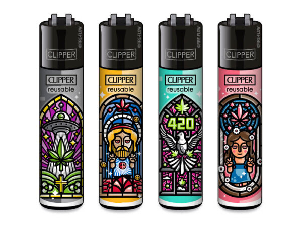 Clipper Large TRIPPY ALIENS;  48er Display