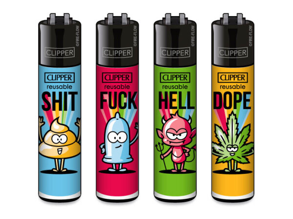 Clipper Large TRIPPY ALIENS;  48er Display