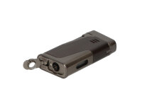 Zigarrenfeuerzeug "Winjet" anthrazit/Holzmaserung, Jet-Flame, mit Bohrer