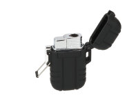 Zigarrenfeuerzeug "Eurojet"schwarz gummiert, Jet-Flame