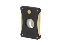 Zigarrenabschneider "schwarz matt/goldfarben",...