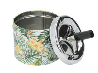 Drehaschenbecher "Farn" Ø 9,5 cm, H: 8 cm