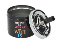 Drehaschenbecher "Wifi" Ø 9,5 cm, H: 8 cm