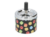 Drehaschenbecher "Würfel" Ø 9,5 cm,...