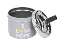 Drehaschenbecher "Home" Ø 9,5 cm, H: 8 cm