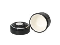 Autoaschenbecher "Schwarz/Silber" mit LED...