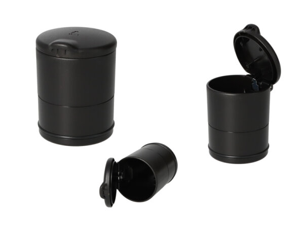 Autoschenbecher "Schwarz" Ø 6,5, H.10cm