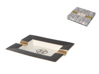 Zigarrenaschenbecher "Schwarz/Goldfarben"...