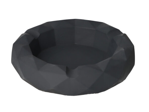 Zigarrenaschenbecher "Zement" rund anthrazit, Ø 19cm, H.4cm