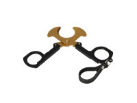 Zigarrenschere-Schlüsselanhänger, Metall schwarz