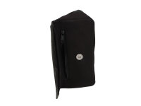 Pfeifentasche Leinen 1er, schwarz mit Kautschuk