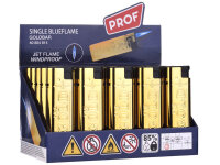 Sturmfeuerzeuge "GOLDBAR METAL",  Jet-Flame,...
