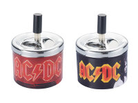 Drehaschenbecher "AC/DC" Ø 9,1 cm, H:...