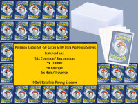 Pokémon Karten Set - 50 Karten & 100 Ultra Pro...