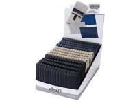 Tabakbeutel "Grooved" Small; 3-fach sortiert,...