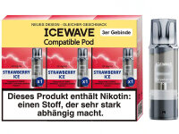 ICEWAVE 3 in 1 Pod - Strawberry Ice (Erdbeere, Eis) -...