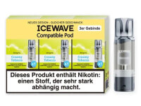 ICEWAVE 3 in 1 Pod - Creamy Tobacco (Tabak) - 20mg - 3er Set
