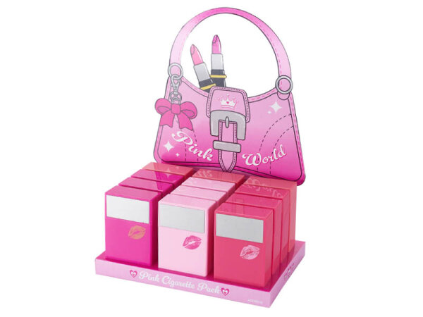 Zigarettenboxen "VARIATIO PINK" für 20 Zig., 4-fach sortiert, 12er Display