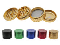 Grinder "Netz" 4-tlg.; 5-fach sortiert;...