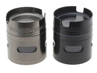 Grinder "Aschenbecher" 4-tlg.; 2-fach sort.;...