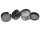 Grinder "Aschenbecher" 4-tlg.; 2-fach sort.; &Oslash; 48 mm; H&ouml;he 5,8 cm; einzeln