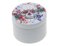 Grinder "Skull" wei&szlig;; 6-fach sort.;...