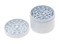 Grinder "Skull" wei&szlig;; 6-fach sort.;  4-tlg.; &Oslash; 46 mm; H&ouml;he 3,7 cm