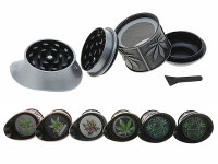 Grinder "Lentikular" 4-tlg.; 6-fach sort.;...